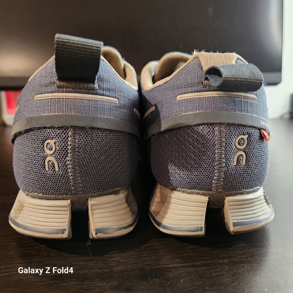 On Cloud Waterproof Cloudswift Running Shoes Blue/Gray - Picture 12 of 13